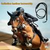 1 Stück Western-Cowboy-Peitsche für Reiter mit ergonomischem Griff und langem Griffdesign, geeignet für Reitsportbegeisterte.