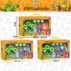 Plants vs. Zombies Egyptian Zombie Doctor and Triple Pea Pod Shooter Card Game Toy Set