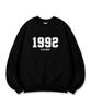 LIKE THE MOST 1992 Oversized Sweatshirt Black