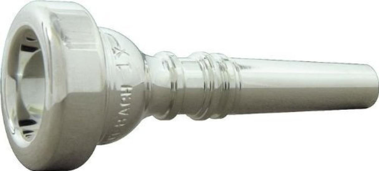 Bach Cornet Mouthpiece 1X Silver-Plated Finish (Diameter 17mm, Deep Cup D, MW Rim) - Classic Vintage Style