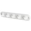 Dulton Porcelain 5 Prong A Timeless Ceramic DIY Wall Height Width Depth Hooks, 5-piece Set, Classic, Parts, Hanging, 6.1cm, 37.9cm, 5.2cm, Y-0617/5