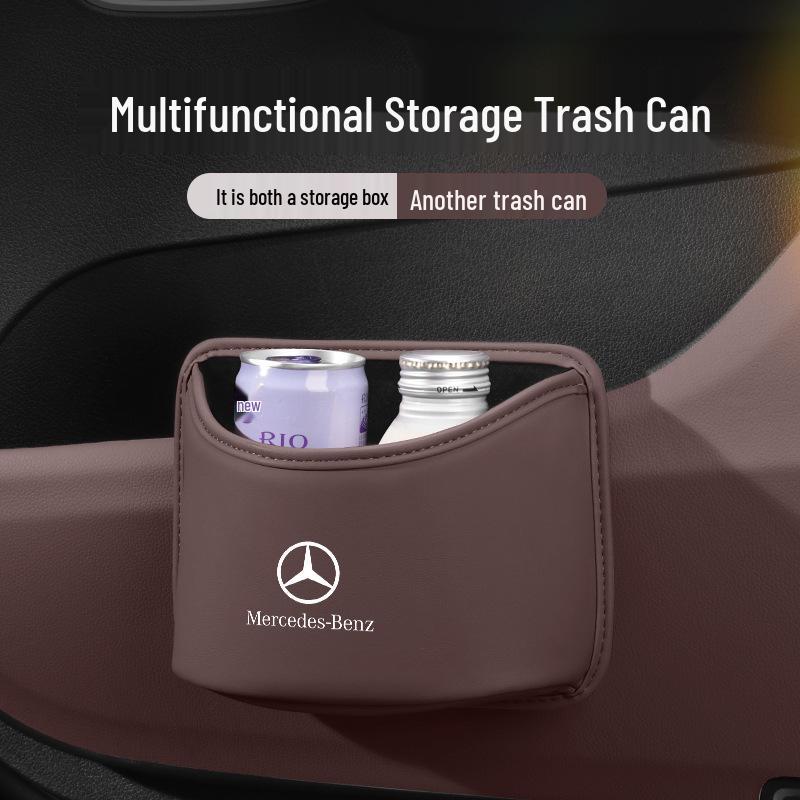 Mercedes-Benz Multifunctional Trash Can for ACES, GLC, GLE, GLA Interior Decor