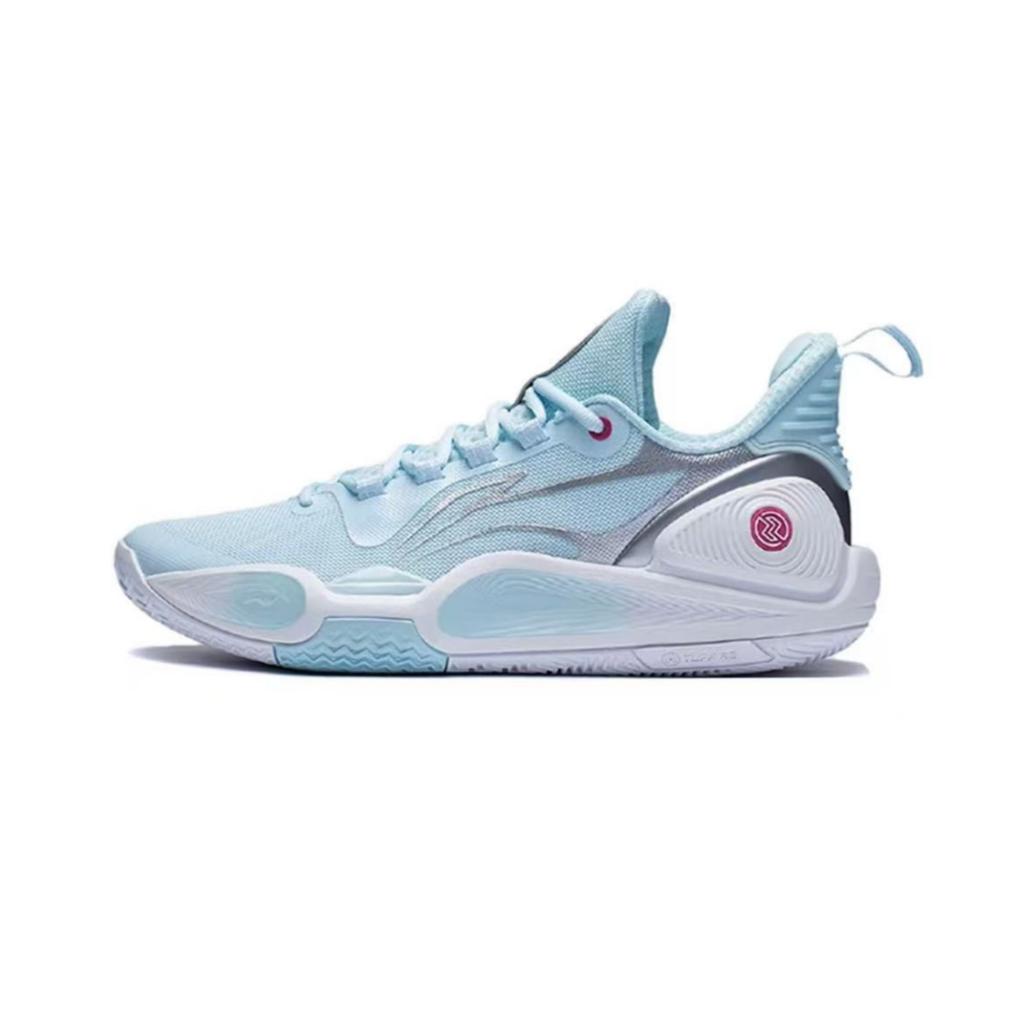 Li Ning Speed 9 Sakura Speed Electric Glow, Nákupní taška Tlumení Protiskluzové Odraz Nízké Basketbalové boty ABPT001-6(Tým1496-)