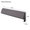 Sponge Pillow for Comfort Support and Sealing Between Bed and Wall Stops Items Dropping Easy Clean Cover