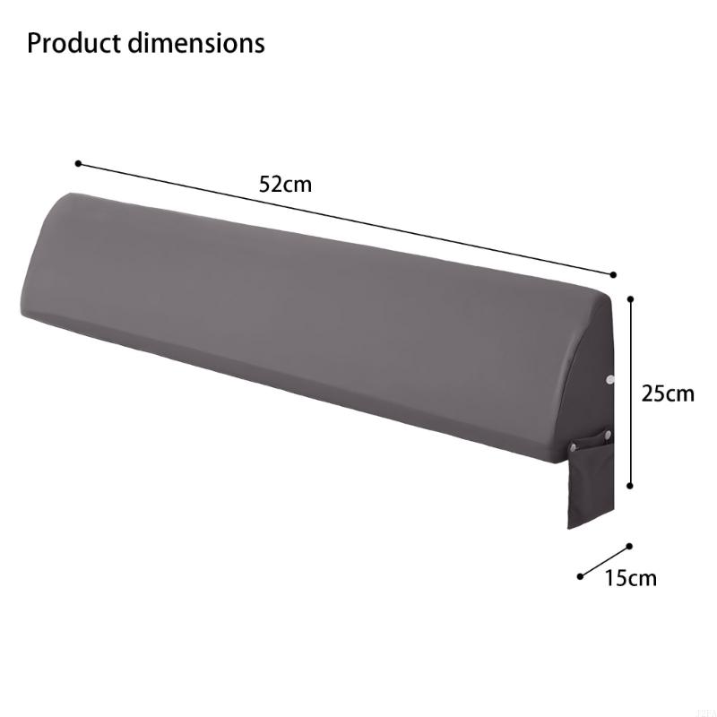 Sponge Pillow for Comfort Support and Sealing Between Bed and Wall Stops Items Dropping Easy Clean Cover