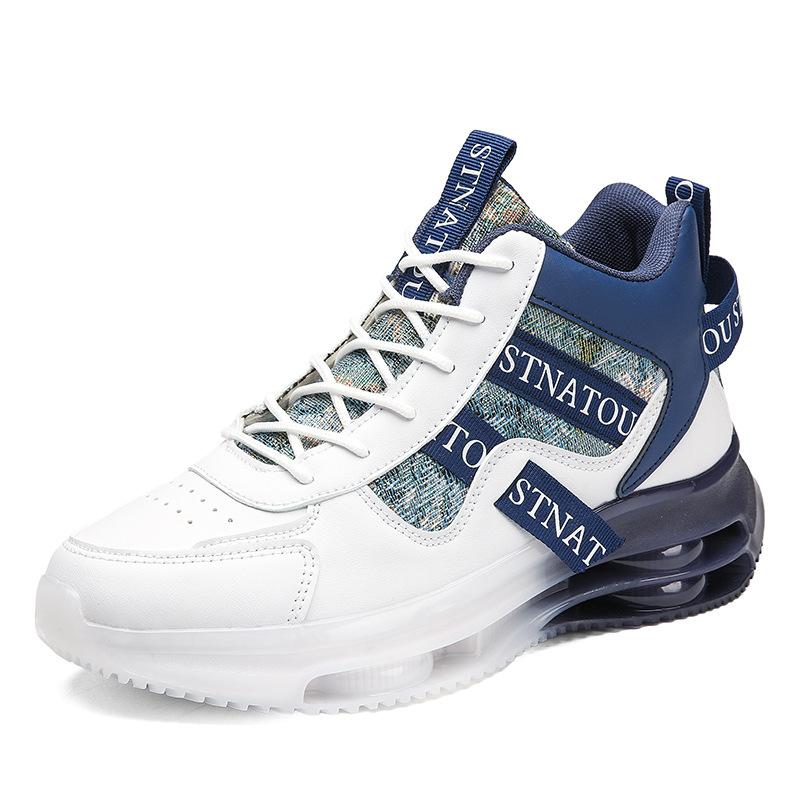 High top autumn and winter new sports running shoes youth height increase sports