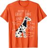 Anatomy of a Great Dane Funny Dog Mom Dad Harlequin Graphic Tee Cotton Casual O-Neck T-Shirt