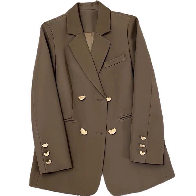 Frauen Blazer Formale Einfarbig Langarm Anti-falten Revers Pendeln Strickjacke Business OL Stil Damen Anzug Mantel Weibliche kleidung