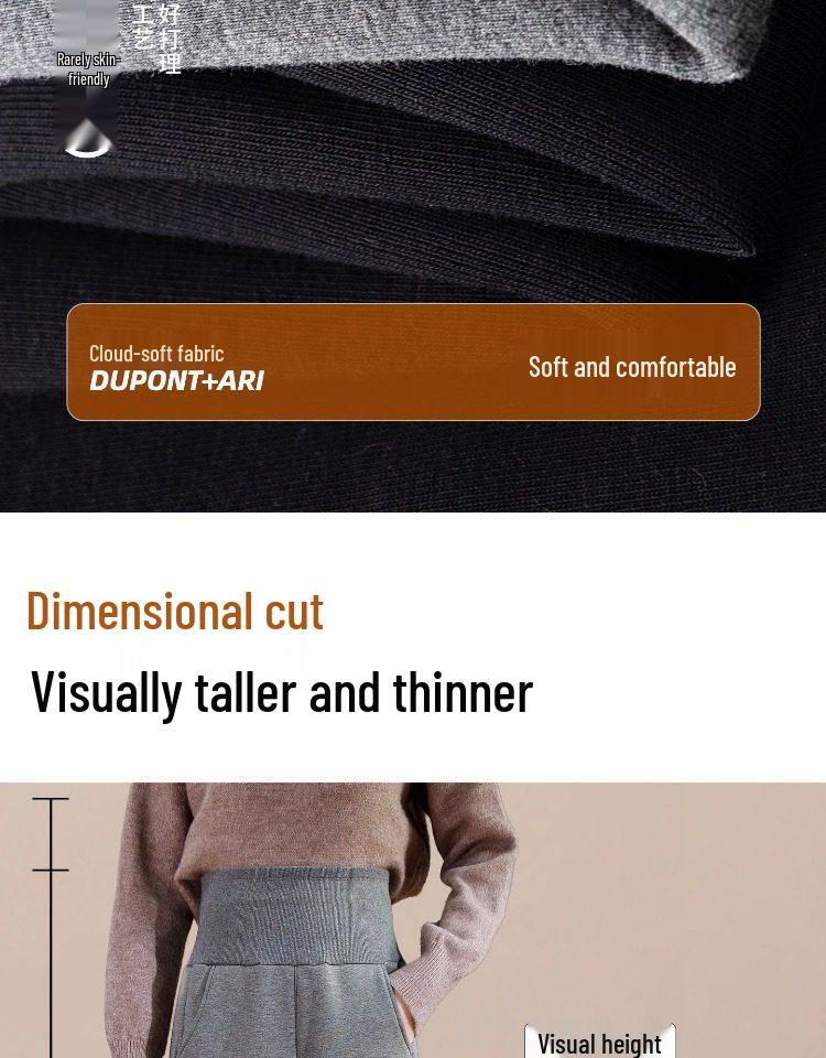 Unisex Lambswool Jogger Pants for Kids – High Waist, Thickened, Plus Velvet, Warm and Casual for Autumn and Winter.