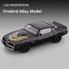 1/32 Pontiac Firebird Simulated Sound and Light Alloy Die-cast Car Model Supercar Car Model Children's Toy Car Ornaments