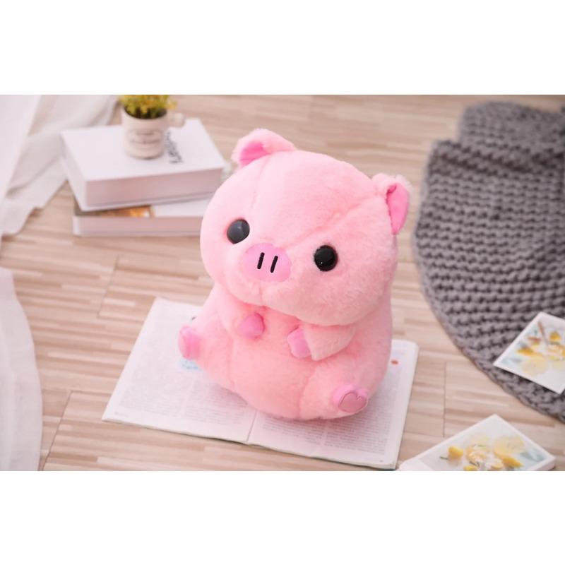 

Мягкая плюшевая подушка Love Pink Pig, набитая супер милая круглая свинья, высококачественная кукла, подарок для ребенка, подарок на день рождения 40cm розовый