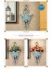 European Wall-Mounted Vase: Creative Resin Ornament for Retro Home Decor
