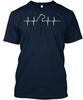 Pitbull Heartbeat Tshirt Size S To 5xl
