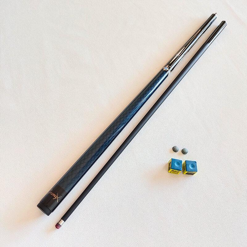 10mm 11.5mm 13mm Carbon Fiber Black Tech Pool Cue Snooker 8-Ball 9-Ball Cue Stick 1/2 Split Billiard Cue Stick