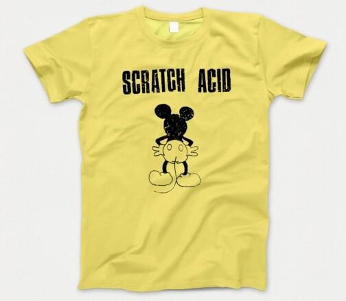 Scratch Acid T-shirt 744 Mouse Music Noise Rock Band Big Black Cows Killdozer XXXXL