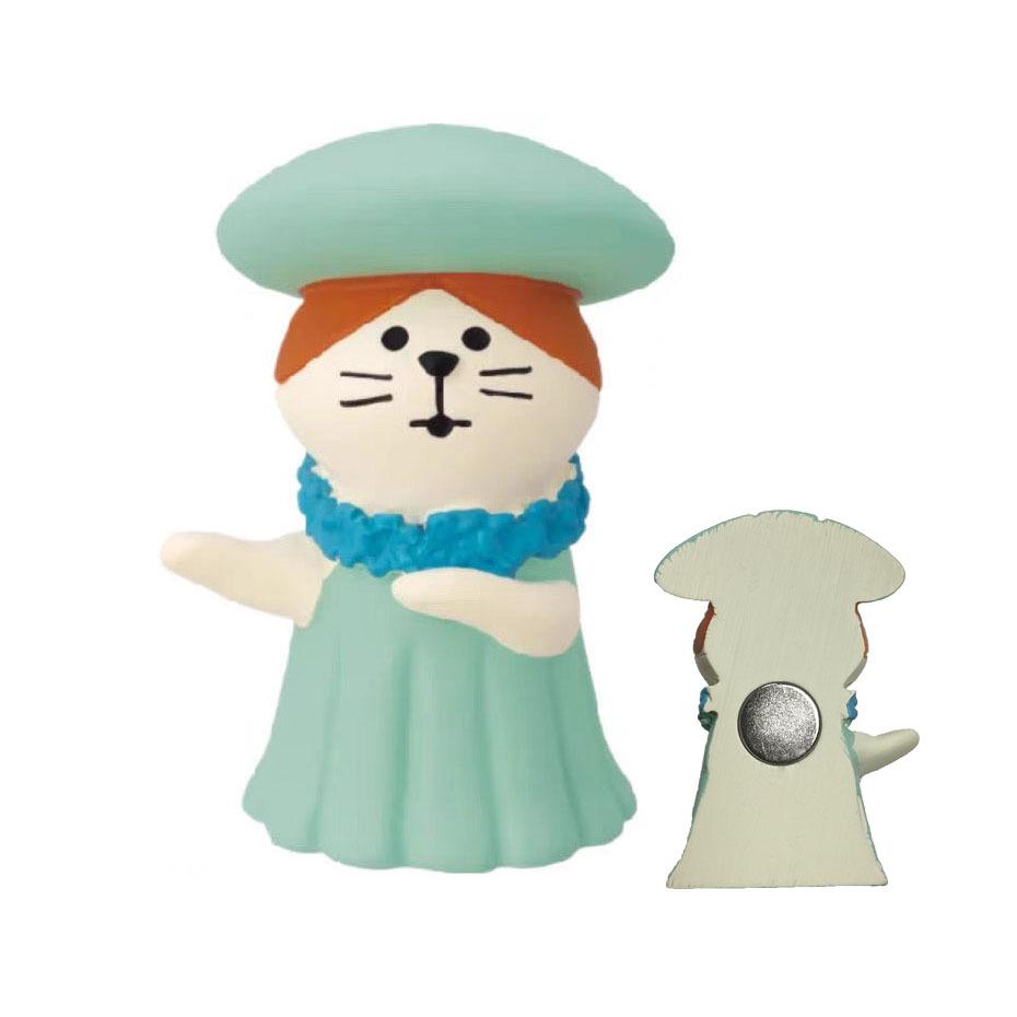 Japanese Cat Magnet: Cute Resin Sticker & Message Clip Toy for Refrigerator Decor