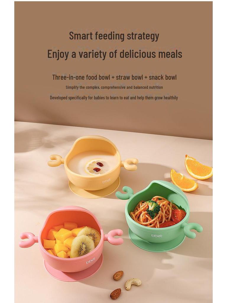 "Portable Baby Elephant Silicone Snack Bowl - Anti-Spill, Food Storage, Fruit Cup"