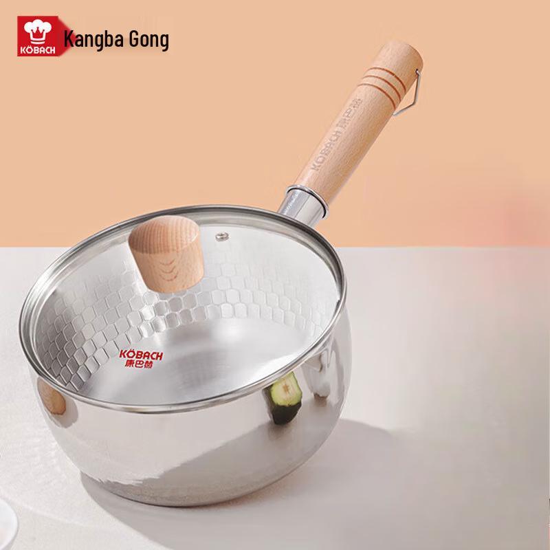 KBH 18cm 304 Stainless Steel Non-stick Milk Pan