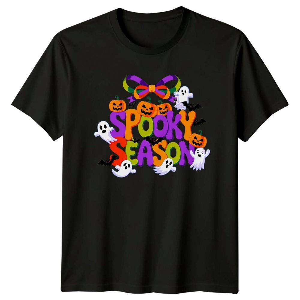 Spooky Season Halloween Holidays Unisexs TShirt Unisexs Tee Graphic Unisex Top