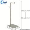 Adjustable Stainless Steel Floor-Standing Bag Display Stand for Women's Bags