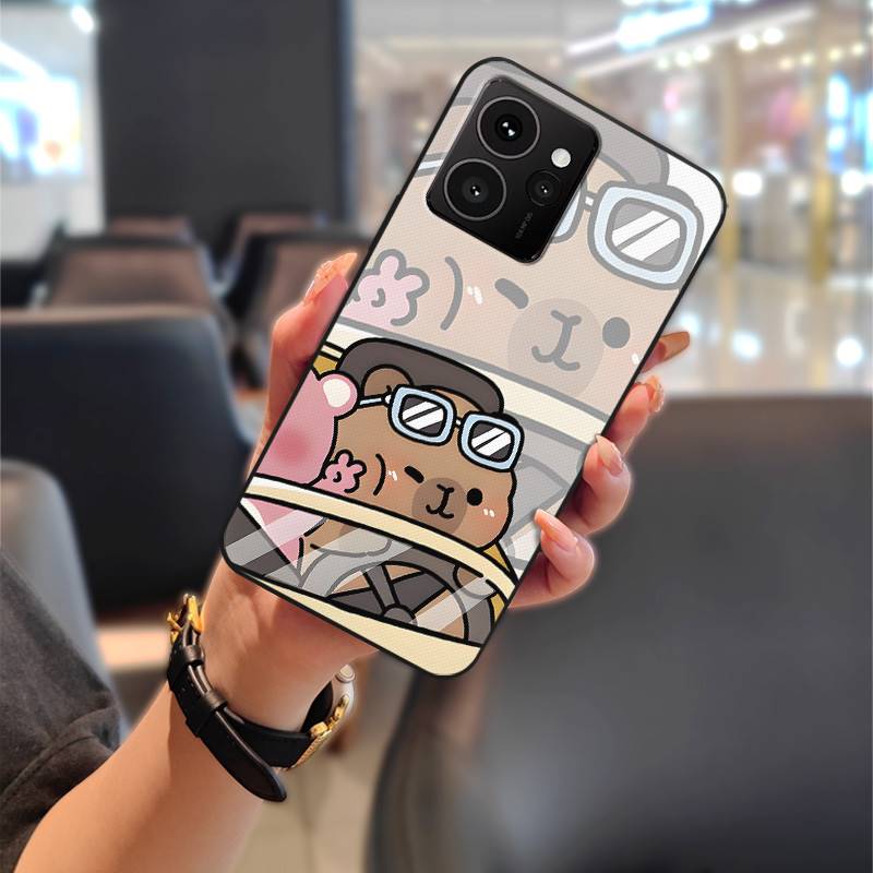 Cartoon Full wrap Phone Case For Nokia HMD Skyline Cute Graffiti Protective Anti-knock Dirt-resistant Back Cover Couple