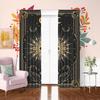 2Pcs- Tarot Card Decoration - Printed Curtain - Polyester Material - Suitable for Family Bedroom Curtain Living Room Decoration