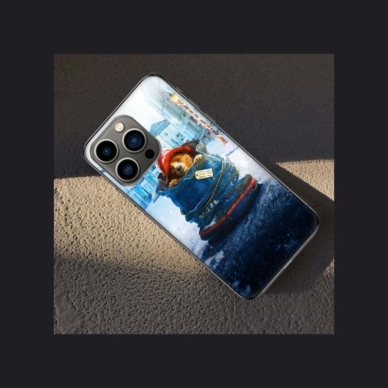 Cute P-Paddington Bear Phone Case For Iphone 16 15 Plus 13 12 Mini 17Air 16E 11 14 Pro 17 Pro Max Cover Shell Coque Soft Clear C