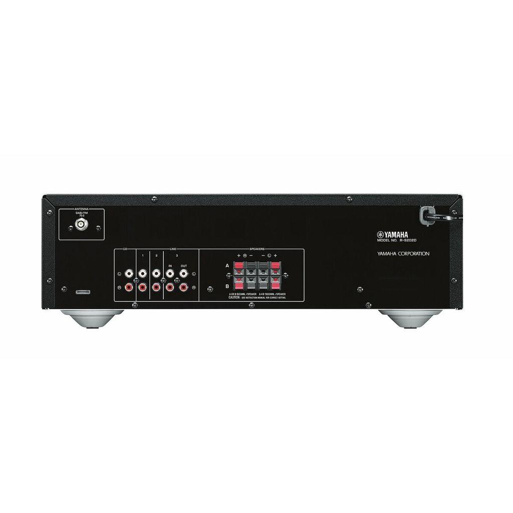 Yamaha R-S202D stereo receiver 100W per channel Silver