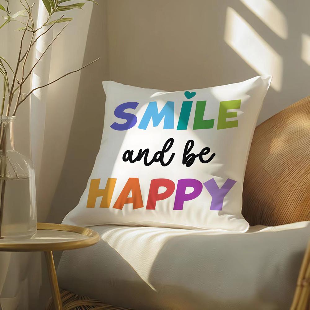 Cartoon Rainbow For Childrens Sleep Companion Pillow Case Pattern Printed Pillowcase For Living Room Sofa Cushion Cover