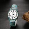 Watch with Expandable Stylish Analog One Size Fits Stainless Steel Quartz Fashion Accessory Perfect Gift for Day Women's Strap, Waterproof, Display,