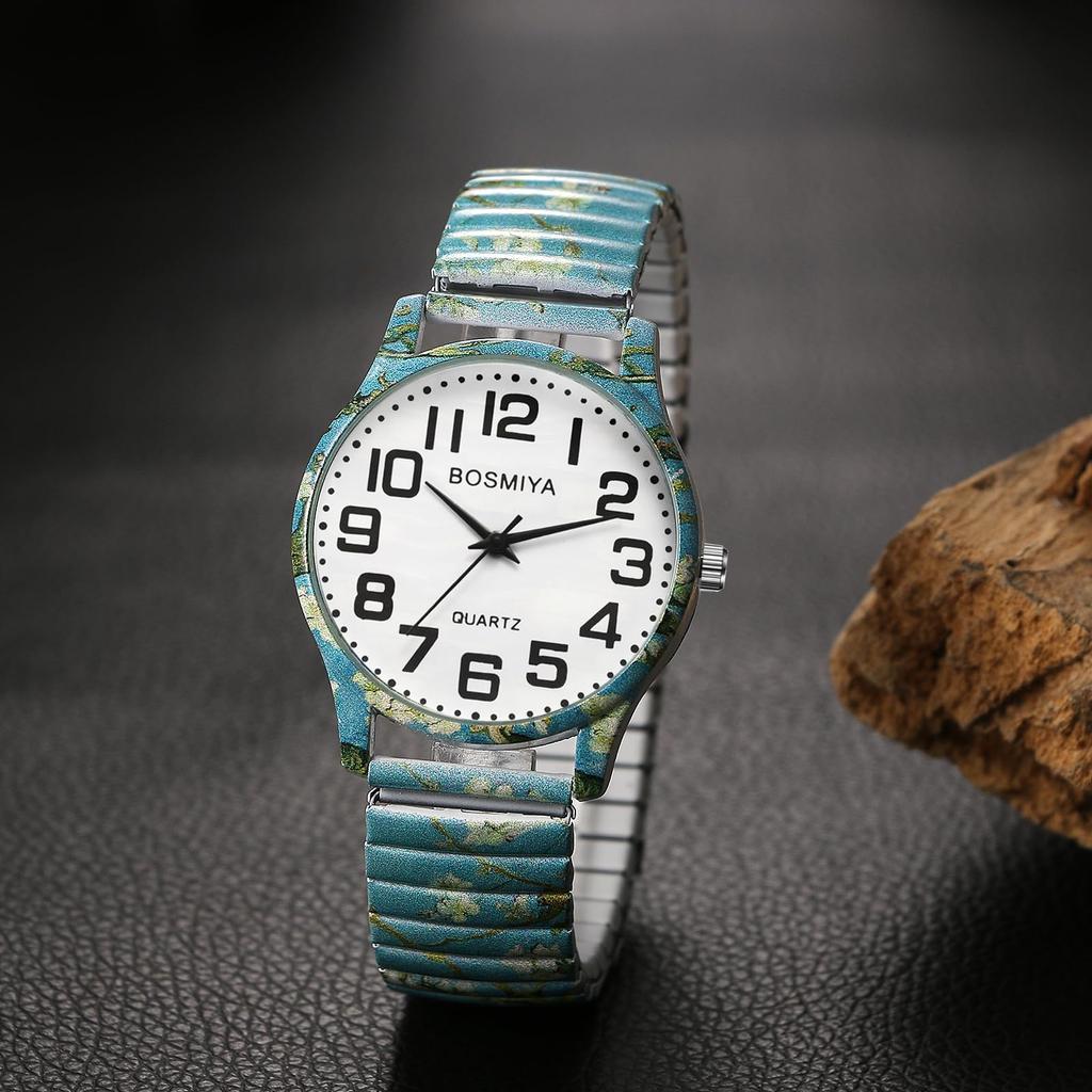 Watch with Expandable Stylish Analog One Size Fits Stainless Steel Quartz Fashion Accessory Perfect Gift for Day Women's Strap, Waterproof, Display,