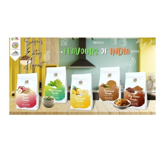 Saipro's EATERY HARVEST Tamarind Powder, 800 Gm(200g*4 Packs) Dry (imli Powder) Seedless Emli Free Flowing Powder Ready 100% Clean Fresh All Natural