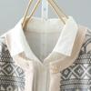 Sweaters Coat Cardigan for Women Autumn Winter Large Size Vintage Loose Long Sleeve Knit Sweaters Coat