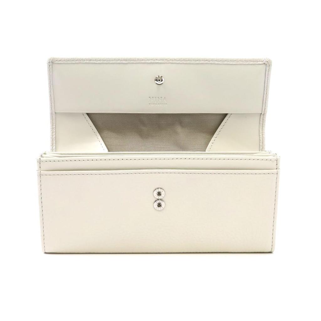 Nina Nina Ricci Garcon Long Venus Ivory Wallet, Perse, 35-3110,