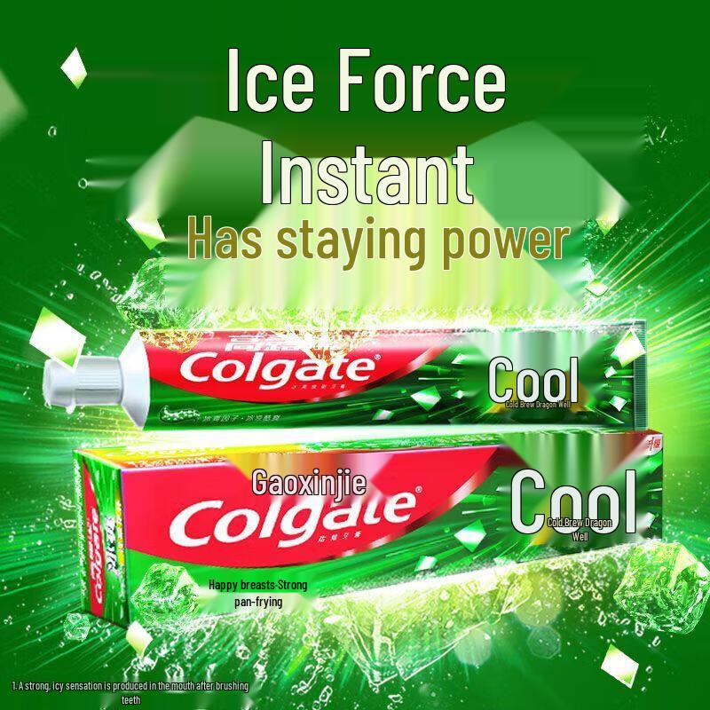 Colgate Ice Fresh Longjing Tea Scent Toothpaste Family Pack