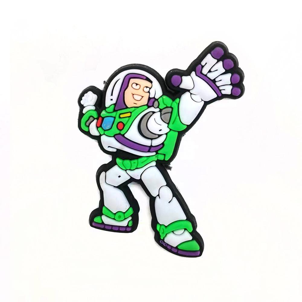 Popular Buzz Lightyear Croc Charms: Cute Cartoon Shoe Accessories, Best Selling Decoration Buckles