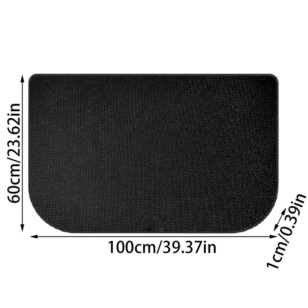 Fireplace Mat Heat-Resistant Non-slip Protector Pellet Stove Hearth Floor Pad For Indoor Outdoor Living Room Kitchen Home