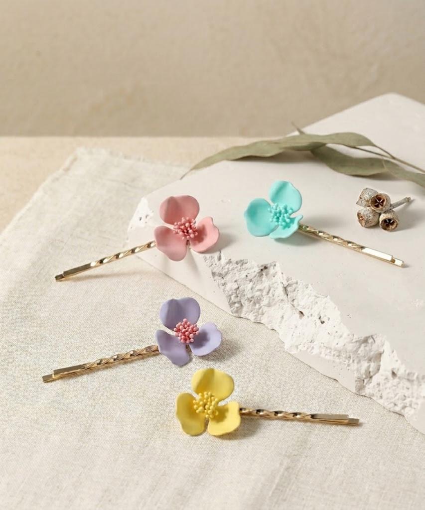 Dana Burton Blossoming Kitsch Coloring Hairpin