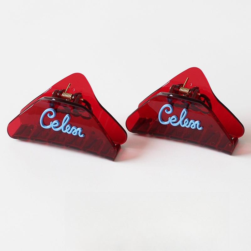 1Pc Versatile Girl Heart Back of Head Grab Clip Simple Hair Grab Premium Temperament Shark Clip Headgear