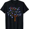 Lucky Bird Blue Evil Eye Robin Tree T-Shirt