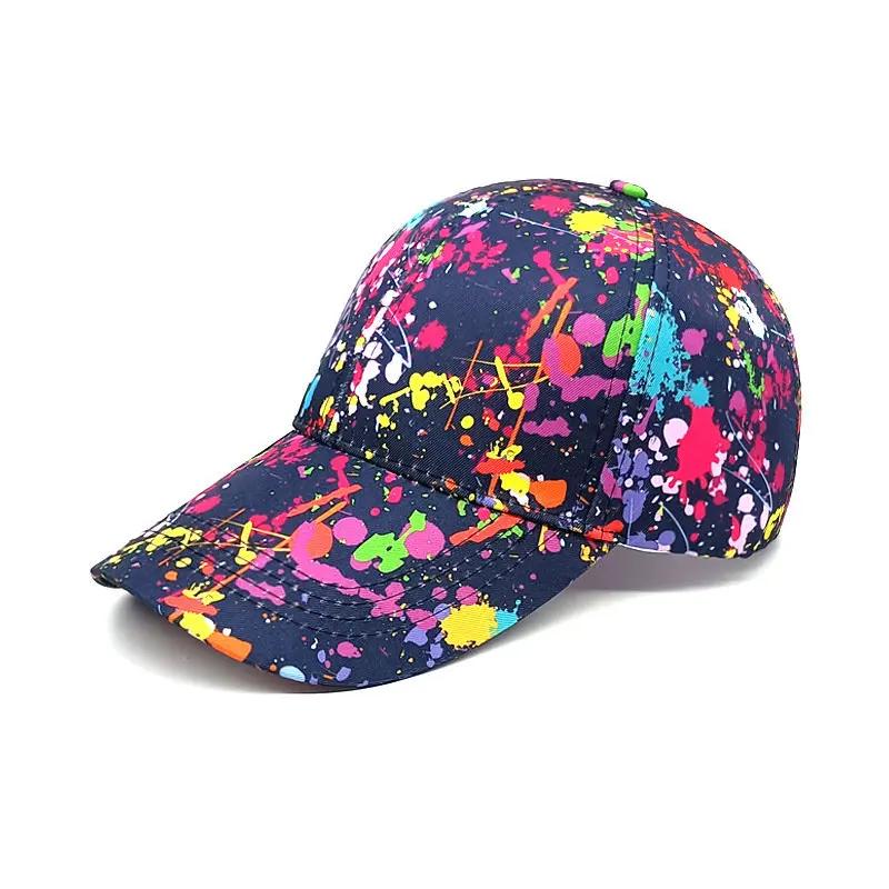 LDSLYJR Cztery Pory Roku Poliester Nadruk Graffiti Czapka Daszkowa Regulowana Outdoorowa Snapback Czapki dla Mężczyzn i Kobiet 238