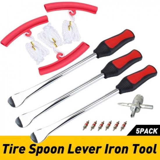 Professional ATV Motorcycle Bike Tire Spoon Lever Iron Tool Change Kit Durable A