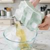 Silicone Ice Cube Tray with Lid 4/6/8 Cavities Easy Release Summer Refrigerator Cocktail Whiskey Ice Maker Press Mold Kitchen Supplies