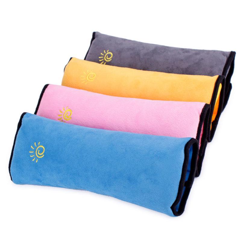 Plush Cartoon Car Seat Belt Shoulder Protector Pillow for Babies and Toddlers