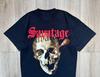 Vintage 1990s Savatage Black Cotton Gift Fan T-Shirt All Size HRL179