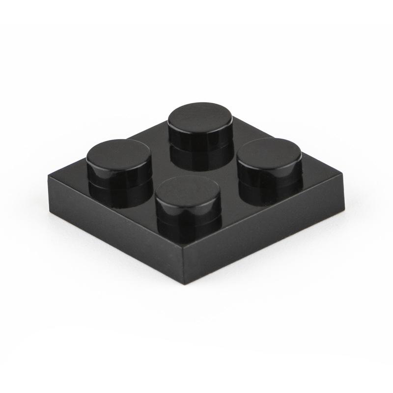 80 ks/sada moc stavební bloky deska tenké figurky cihly 2x2 tečky vzdělávací kreativní velikost kompatibilní s 3022 klasická dětská hračka