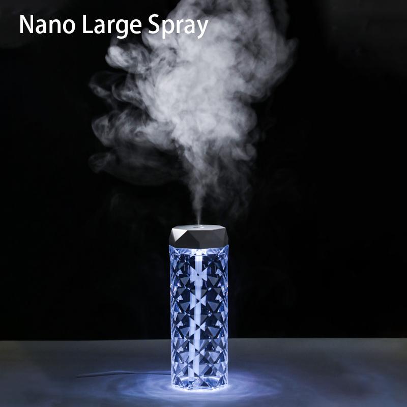 Hava Nemlendirici USB Aroma Difüzörü Uçucu Yağ Arıtıcı Koku Buhar Makinesi RGB Işık nemlendirici Araba Ev Yatak Odası İçin