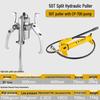 Erbely 50 Ton Split-Type Hydraulic Bearing Puller Kit CN Plug (adapter Included)