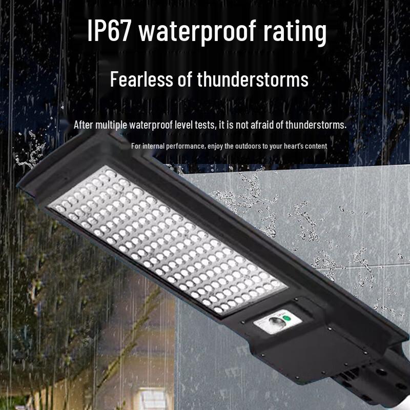 Integrated Solar Motion Sensor Outdoor Light