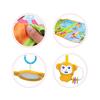 Baby Play Mat with Hanging Rattle Toy Light & Music Crawling Mat Kids Activity Gym Fitness Play Piano Game Blanket Early Educational Musical